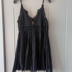 Free People Black Mini Dress